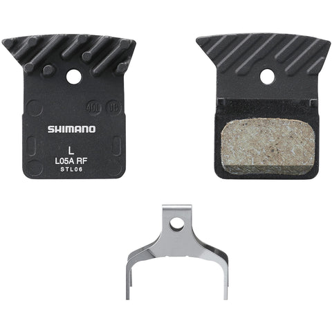 Shimano L05A disc brake pads with fins