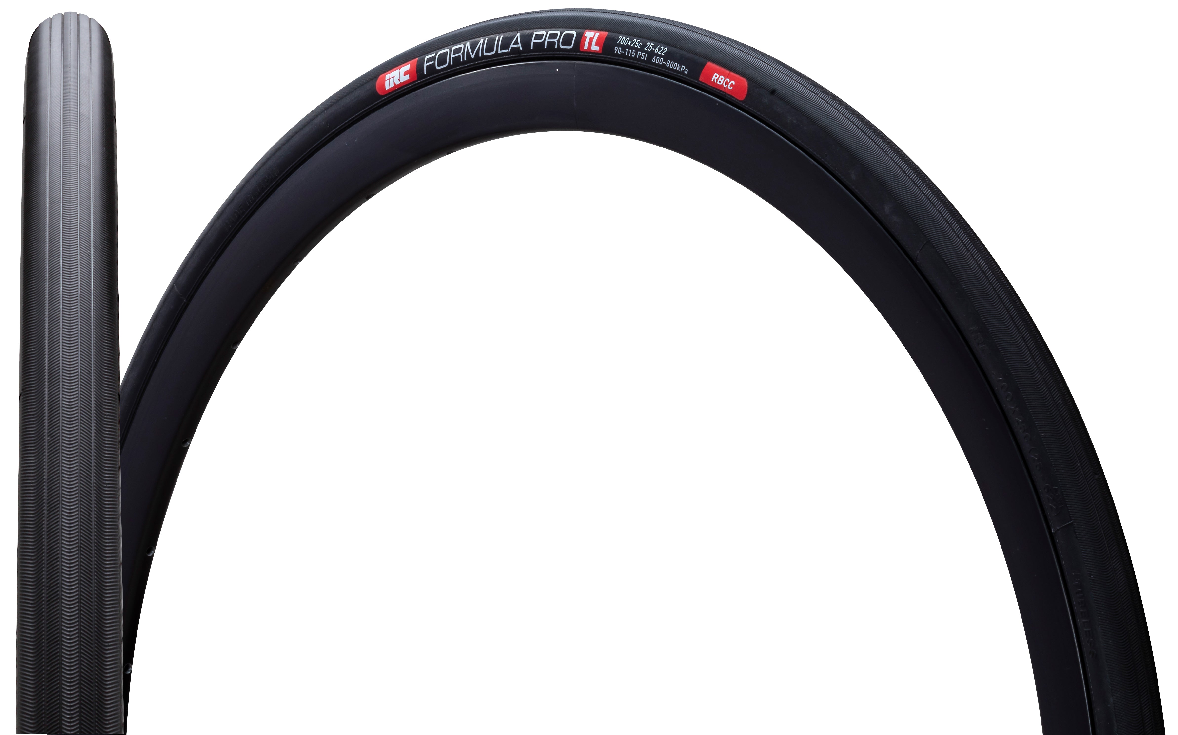 IRC Formula Pro RBCC TL tubeless tyres - for hooked rims