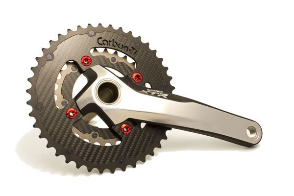 Carbon Ti X-Ring MTB Al/Carbon EVO chainrings (aluminium/carbon)