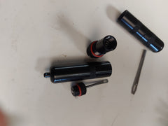 Maxalami Plug n Blow tubeless tyre repair kit.