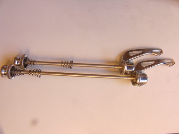 Royce stainless steel quick release (Q/R) skewers (front and rear pair)