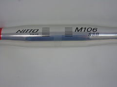 Nitto M106 black or satin finish drop handlebar compact 31.7mm clamp area.