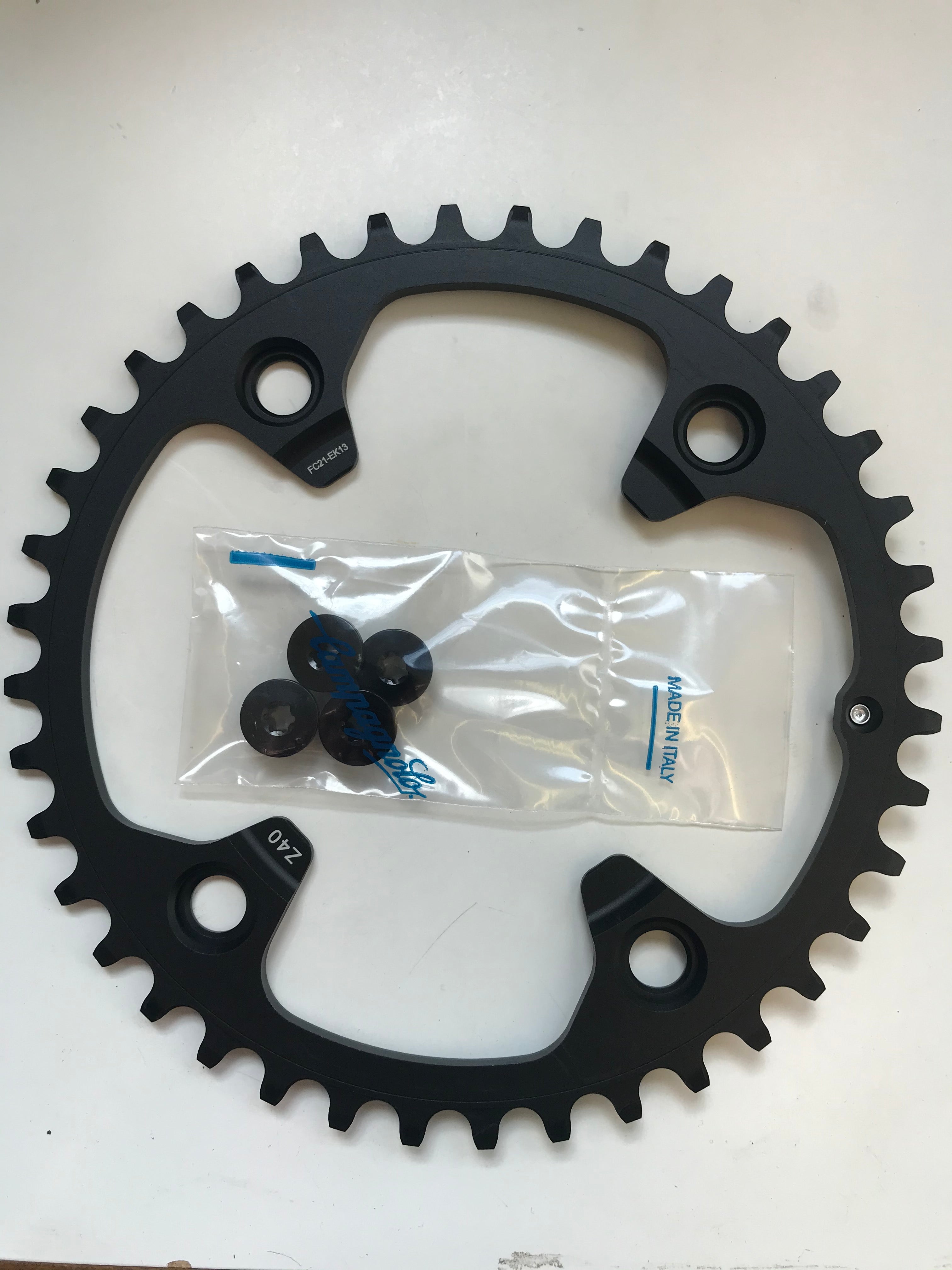 Campagnolo Ekar Chainrings and Bolts