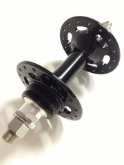Zenith track (fixed) or fixed/freewheel hubs front or rear 20H, 24H, 28H, 32H or 36H black or silver
