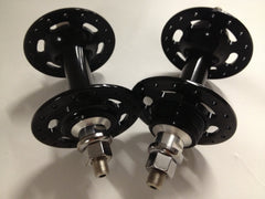 Zenith fixed gear hubs front or rear black