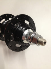 Zenith track (fixed) or fixed/freewheel hubs front or rear 20H, 24H, 28H, 32H or 36H black or silver