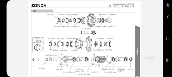 Zonda disc online brake