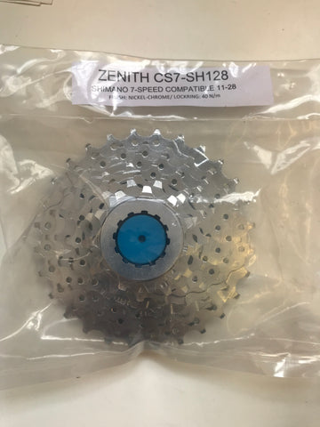 Zenith CS7-SH128 7 Speed Cassette 11-28T
