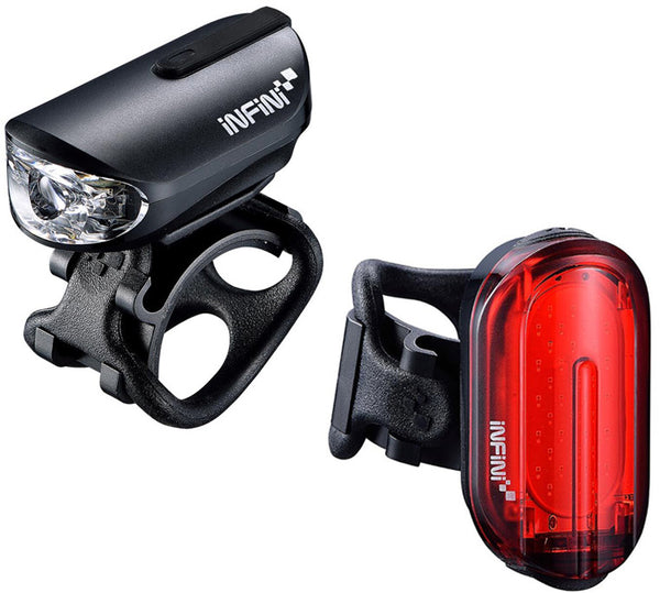 Infini Olley lightset micro USB front and rear lights black