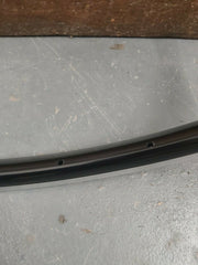 BORG22 28H rear rim brake rim (asymmetric) 700c white logo/gloss black rim finish